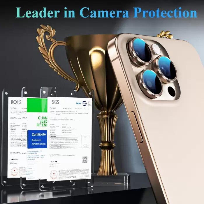 iPhone 16 Pro Lens Kamera Koruyucu Premium Safir Parmak İzi Bırakmayan CL-12