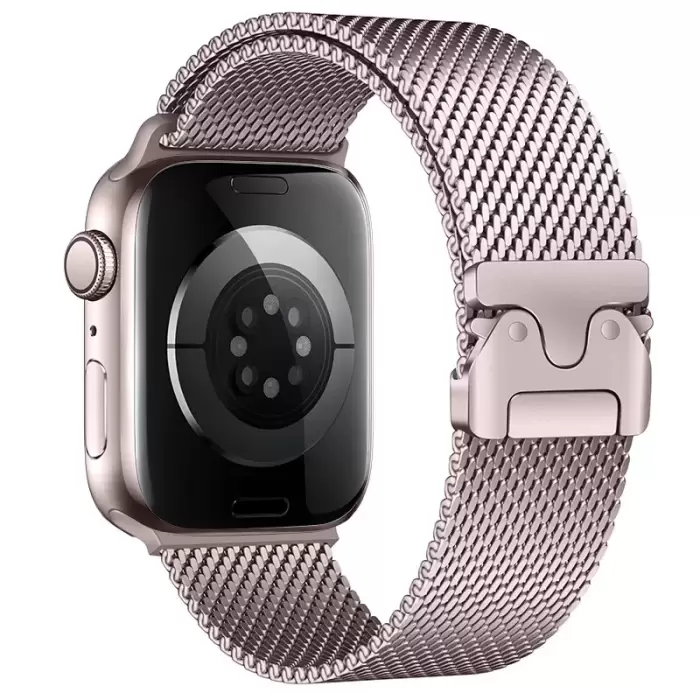 Apple Watch 40mm Metal İnce Spor Premium Hasır Kordon Krd-121