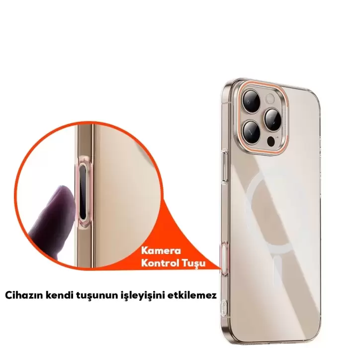 iPhone 16 Serisi Kamera Denetim Butonu Koruyucu Metal Alaşımlı Hassas Dokunmatik