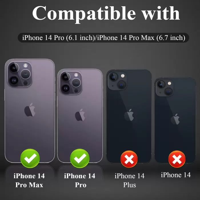 iPhone 14 Pro Koruyucu Temperli Cam Parlak Lens Koruma Eko CL-07