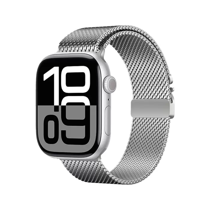 Apple Watch Series 10 46mm Metal Hasır Hafif Kordon Hava Kanallı | KRD-121