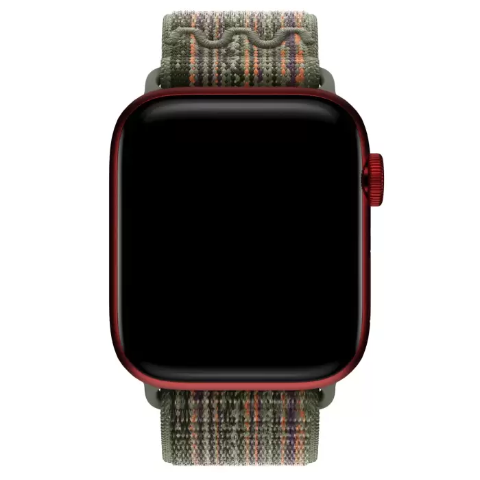 Apple Watch 10 46mm Hasır Kordon Strap Kayış 2025 Renkleriyle Yeşil-Mavi-Siyah-Pembe Krd-91