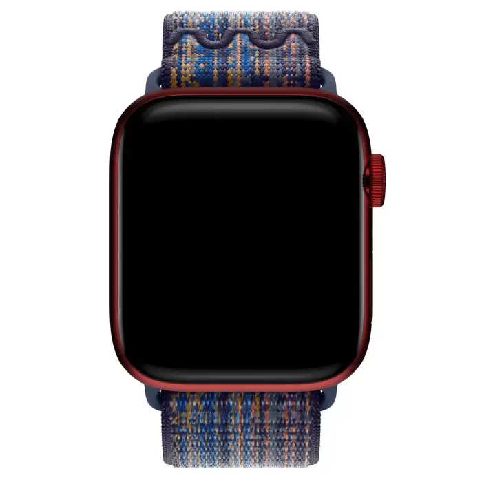 Apple Watch 10 46mm Hasır Kordon Strap Kayış 2025 Renkleriyle Yeşil-Mavi-Siyah-Pembe Krd-91