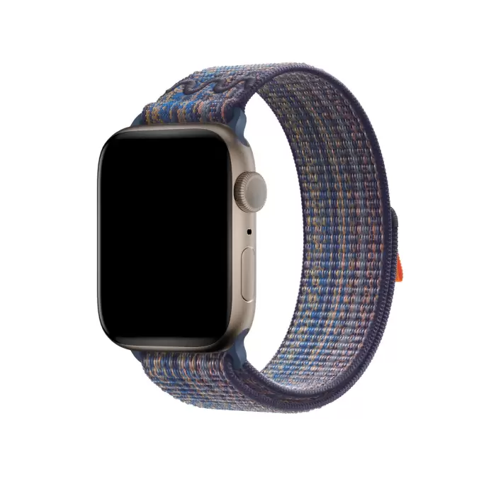 Apple Watch 10 46mm Hasır Kordon Strap Kayış 2025 Renkleriyle Yeşil-Mavi-Siyah-Pembe Krd-91