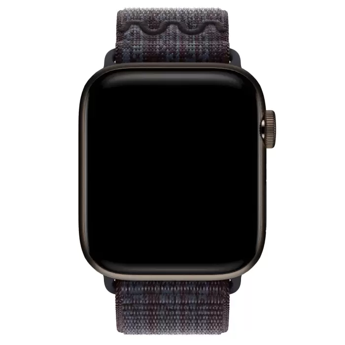 Apple Watch 10 46mm Hasır Kordon Strap Kayış 2025 Renkleriyle Yeşil-Mavi-Siyah-Pembe Krd-91