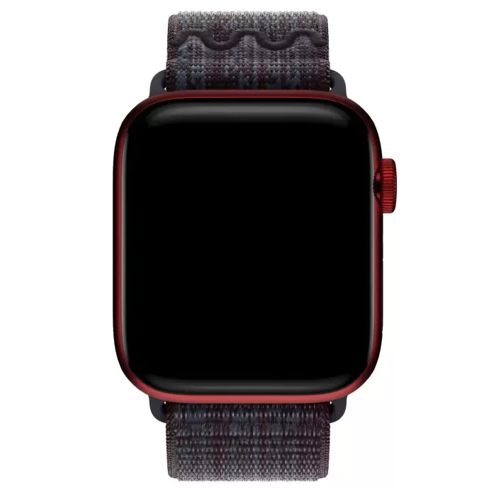 Apple Watch 10 46mm Hasır Kordon Strap Kayış 2025 Renkleriyle Yeşil-Mavi-Siyah-Pembe Krd-91