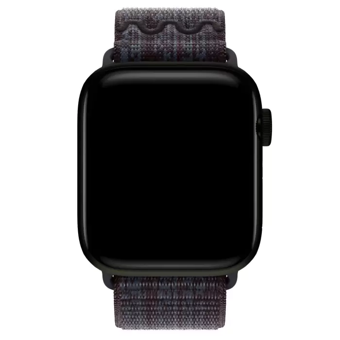 Apple Watch 10 46mm Hasır Kordon Strap Kayış 2025 Renkleriyle Yeşil-Mavi-Siyah-Pembe Krd-91