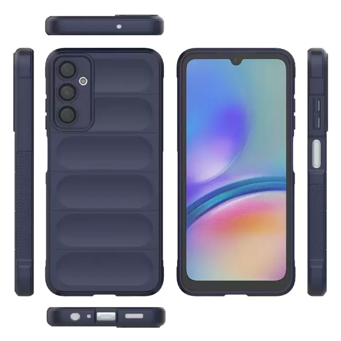 Samsung Galaxy A16 Kılıf Esnek Tpu Oyuklu Arka Yüzey Tasarımlı Lopard Etnik Silikon Kapak