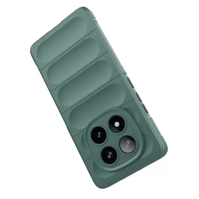 Xiaomi Poco X7 Kılıf Esnek Tpu Oyuklu Arka Yüzey Tasarımlı Lopard Etnik Silikon Kapak