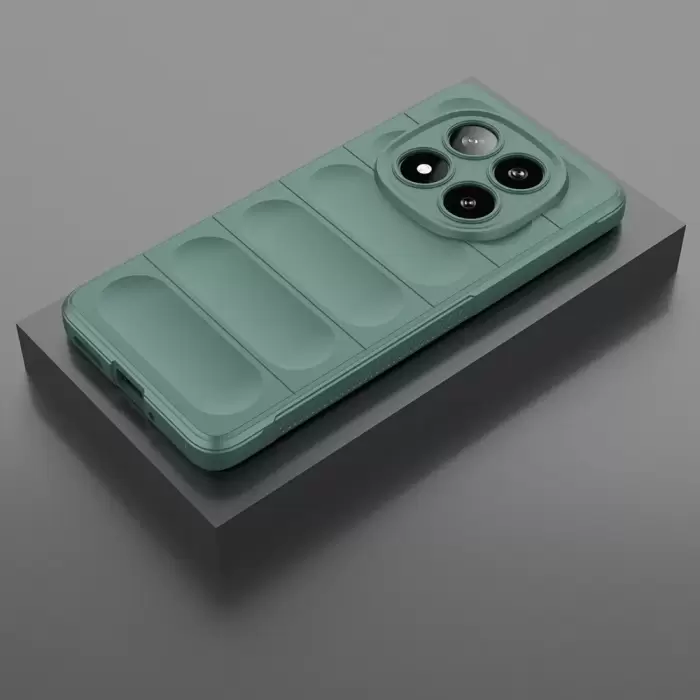 Xiaomi Poco X7 Kılıf Esnek Tpu Oyuklu Arka Yüzey Tasarımlı Lopard Etnik Silikon Kapak
