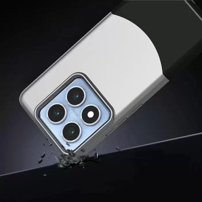 Xiaomi 14t Kılıf Magsafe Şarj Duble 1.7mm Kapak Kart Bölmeli Lacivert Siyah Gri Renkleriyle