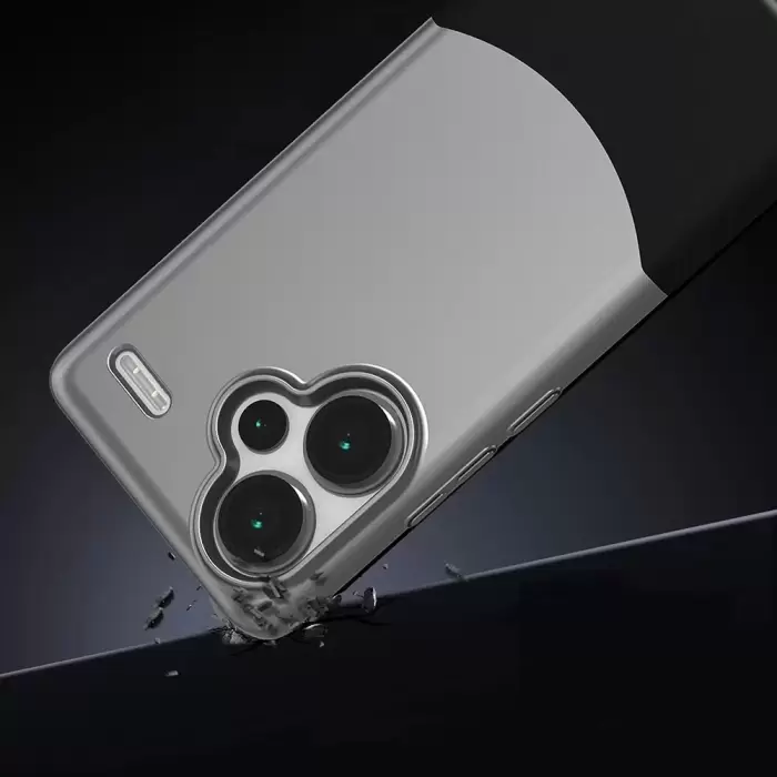 Xiaomi Redmi Note 13 Pro Plus 5g Kılıf Magsafe Şarj Duble 1.7mm Kapak Kart Bölmeli Lacivert Siyah Gri Renkleriyle