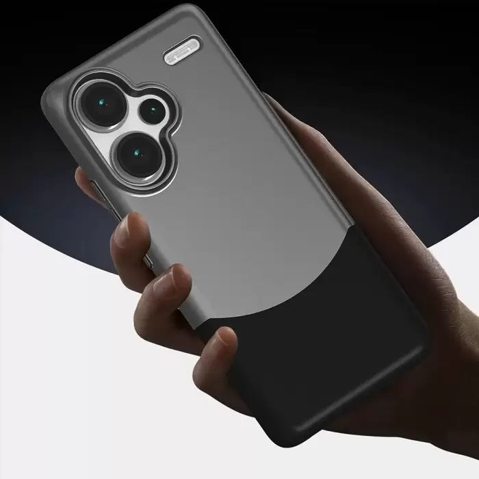 Xiaomi Redmi Note 13 Pro Plus 5g Kılıf Magsafe Şarj Duble 1.7mm Kapak Kart Bölmeli Lacivert Siyah Gri Renkleriyle