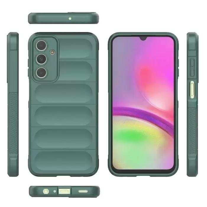 Samsung Galaxy A25 Kılıf Esnek TPU Oyuklu Arka Yüzey Tasarımlı Etnik Silikon Kapak