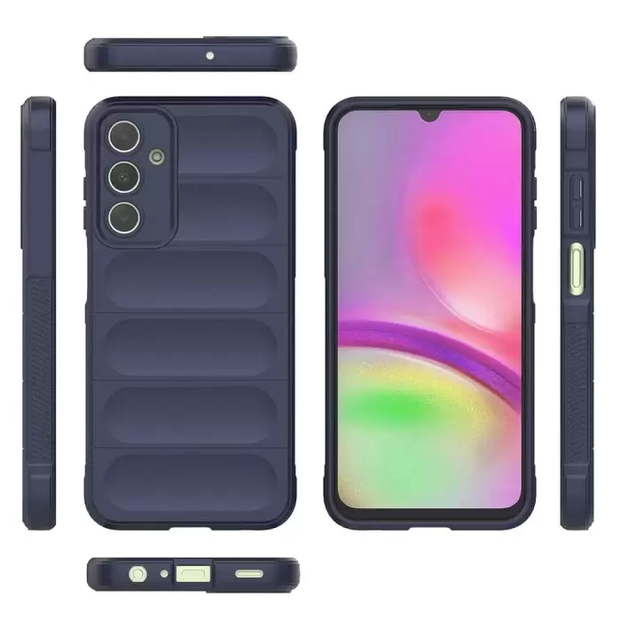 Samsung Galaxy A25 Kılıf Esnek TPU Oyuklu Arka Yüzey Tasarımlı Etnik Silikon Kapak