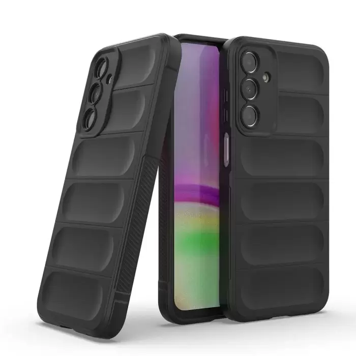 Samsung Galaxy A25 Kılıf Esnek TPU Oyuklu Arka Yüzey Tasarımlı Etnik Silikon Kapak