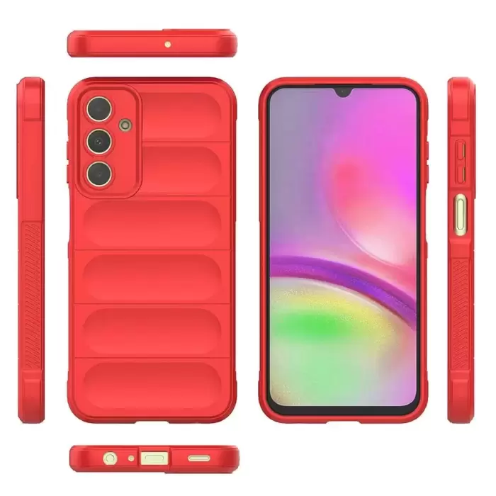 Samsung Galaxy A25 Kılıf Esnek TPU Oyuklu Arka Yüzey Tasarımlı Etnik Silikon Kapak