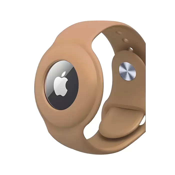 Apple Airtag Uyumlu Kordon (Anahtarlık Hediyeli) & Bileklik - Çok Amaçlı Yumuşak Silikon Kılıf
