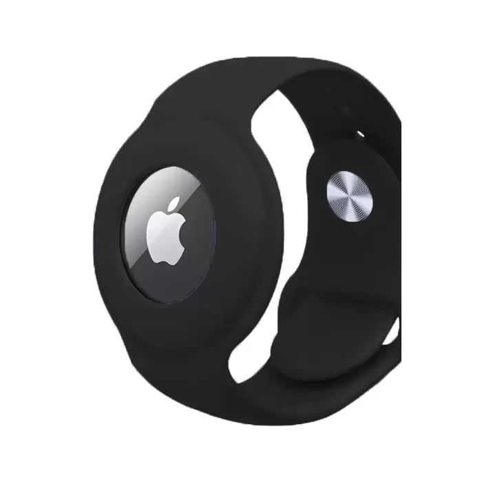 Apple Airtag Uyumlu Kordon (Anahtarlık Hediyeli) & Bileklik - Çok Amaçlı Yumuşak Silikon Kılıf