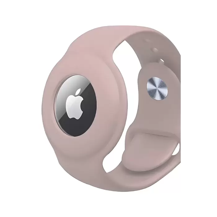 Apple Airtag Uyumlu Kordon (Anahtarlık Hediyeli) & Bileklik - Çok Amaçlı Yumuşak Silikon Kılıf