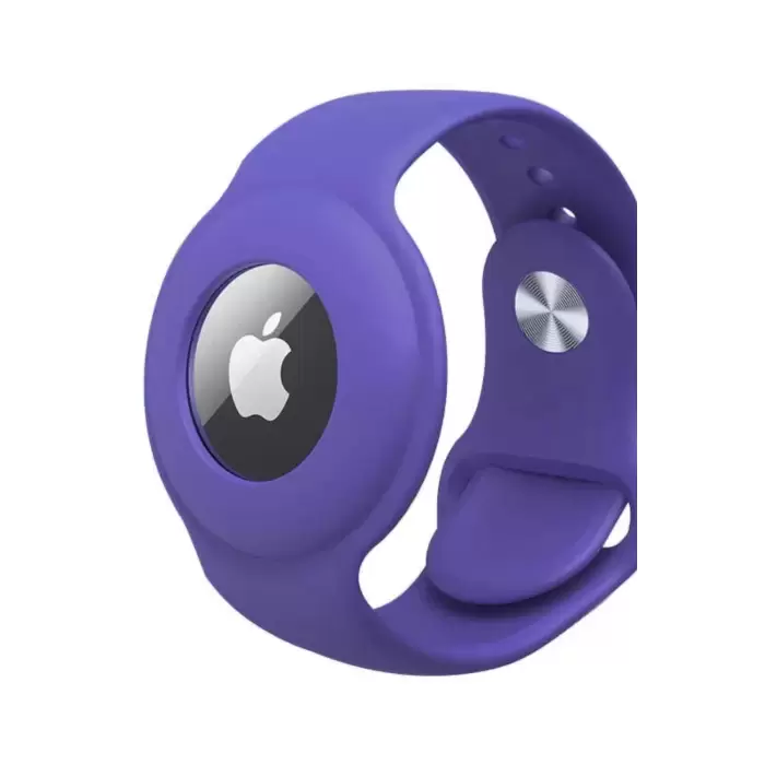 Apple Airtag Uyumlu Kordon (Anahtarlık Hediyeli) & Bileklik - Çok Amaçlı Yumuşak Silikon Kılıf