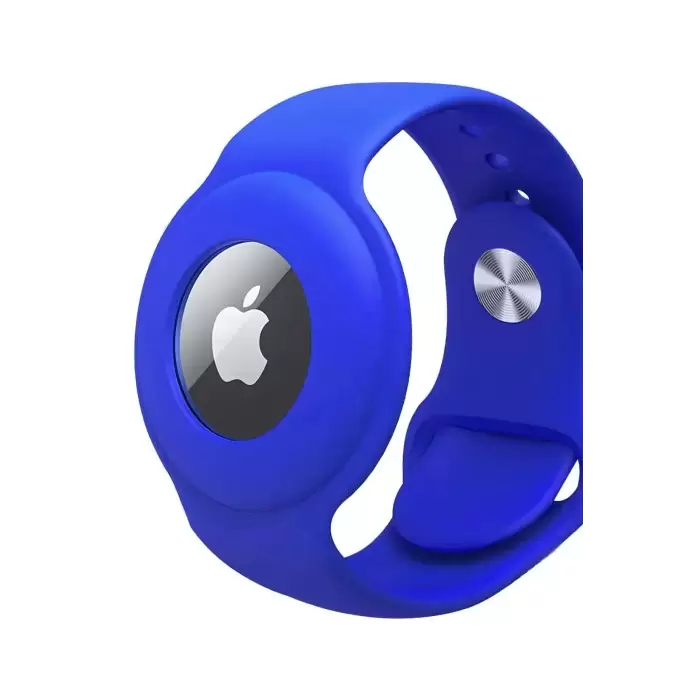 Apple Airtag Uyumlu Kordon (Anahtarlık Hediyeli) & Bileklik - Çok Amaçlı Yumuşak Silikon Kılıf