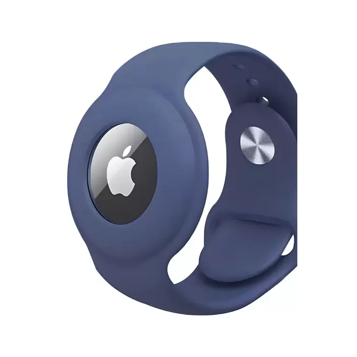 Apple Airtag Uyumlu Kordon (Anahtarlık Hediyeli) & Bileklik - Çok Amaçlı Yumuşak Silikon Kılıf