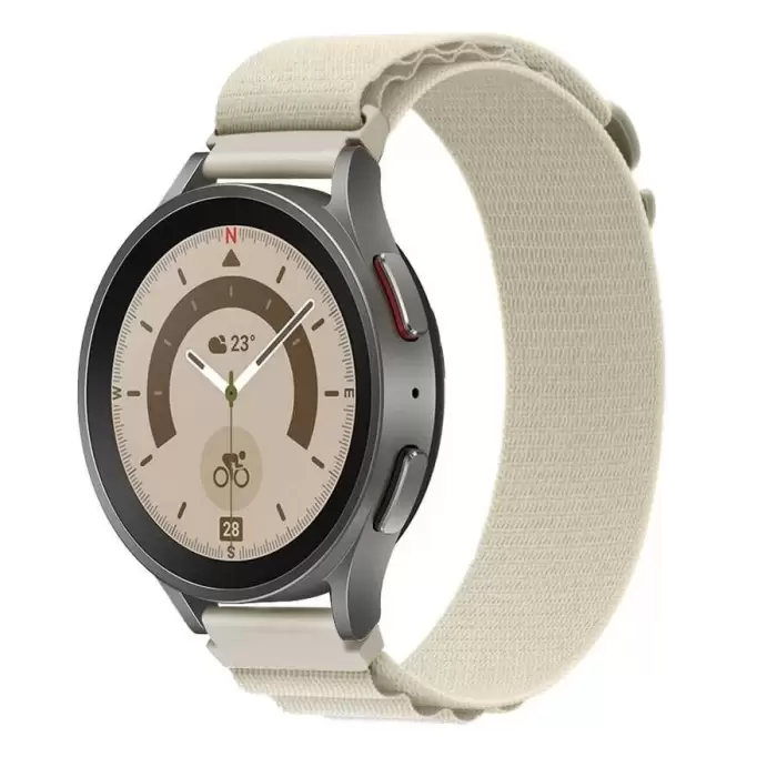 Xiaomi Redmi Watch 5 Active Alpine Loop Metal Toka Örgü Işleme Kordon Premium Kayış Krd-74