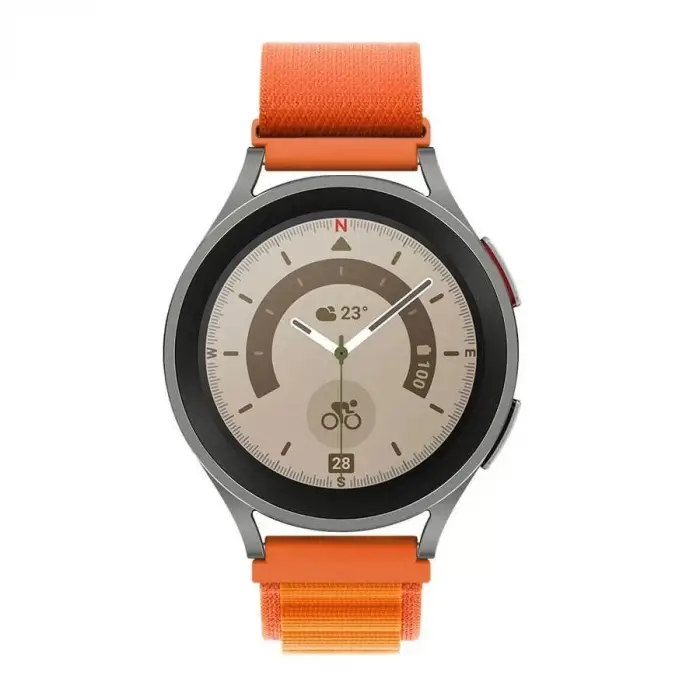 Xiaomi Redmi Watch 5 Active Alpine Loop Metal Toka Örgü Işleme Kordon Premium Kayış Krd-74
