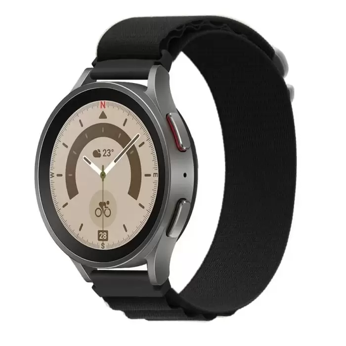 Xiaomi Redmi Watch 5 Active Alpine Loop Metal Toka Örgü Işleme Kordon Premium Kayış Krd-74