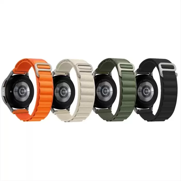 Xiaomi Redmi Watch 5 Active Alpine Loop Metal Toka Örgü Işleme Kordon Premium Kayış Krd-74