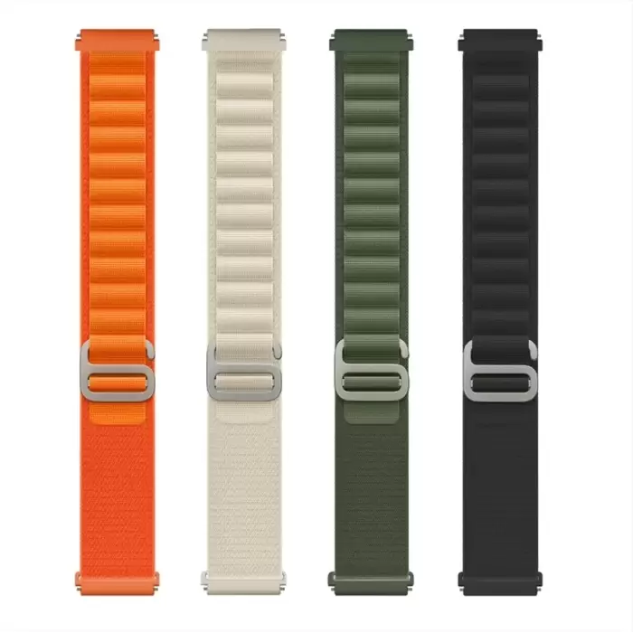 Xiaomi Redmi Watch 5 Active Alpine Loop Metal Toka Örgü Işleme Kordon Premium Kayış Krd-74
