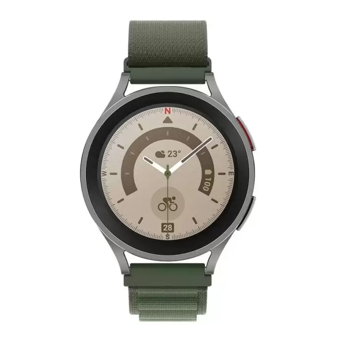 Xiaomi Redmi Watch 5 Active Alpine Loop Metal Toka Örgü Işleme Kordon Premium Kayış Krd-74