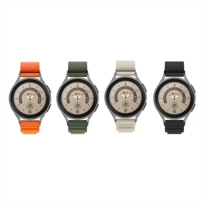 Xiaomi Redmi Watch 5 Active Alpine Loop Metal Toka Örgü Işleme Kordon Premium Kayış Krd-74