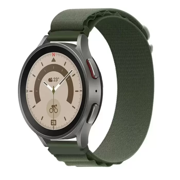 Xiaomi Redmi Watch 5 Active Alpine Loop Metal Toka Örgü Işleme Kordon Premium Kayış Krd-74