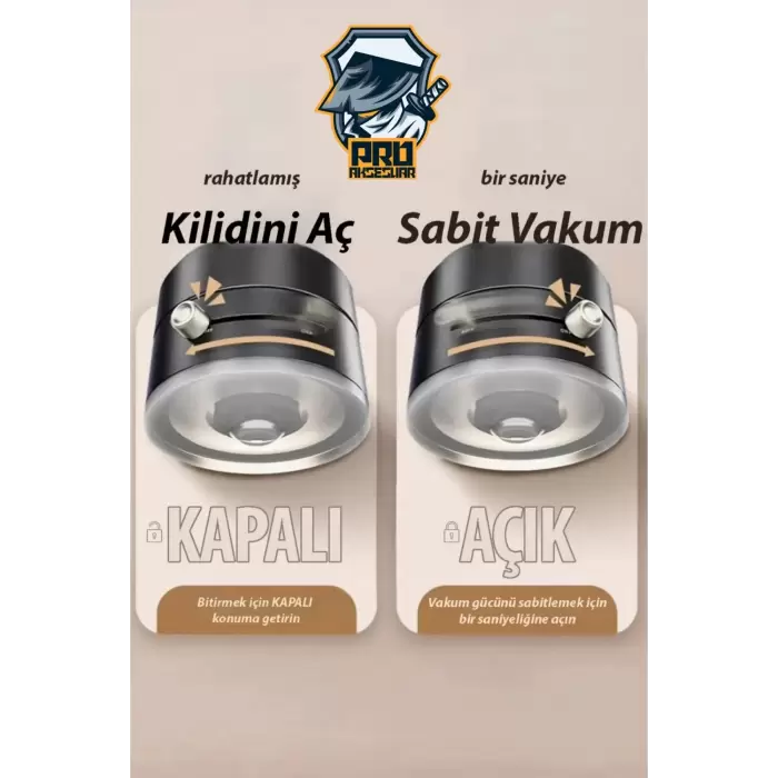 A3 Pro 180 Derece Dönebilen Vakumlu Manyetik Taşınabilir Çok Amaçlı Araç Telefon Tutucu