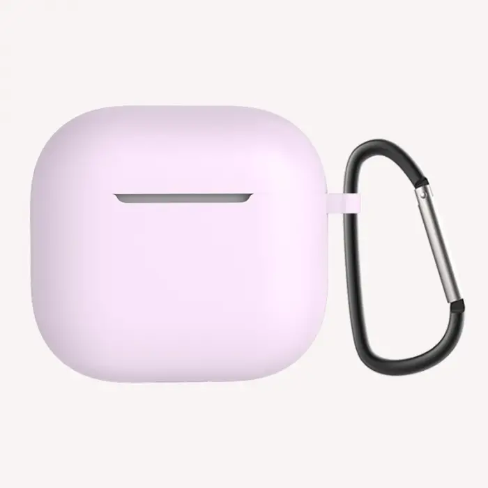 Apple Airpods 4 Kılıfı Uyumlu Silikon Kılıf Şarj Bölümü Tıpalı Soft Yumuşak Kablosuz Şarj Destekli Kapak