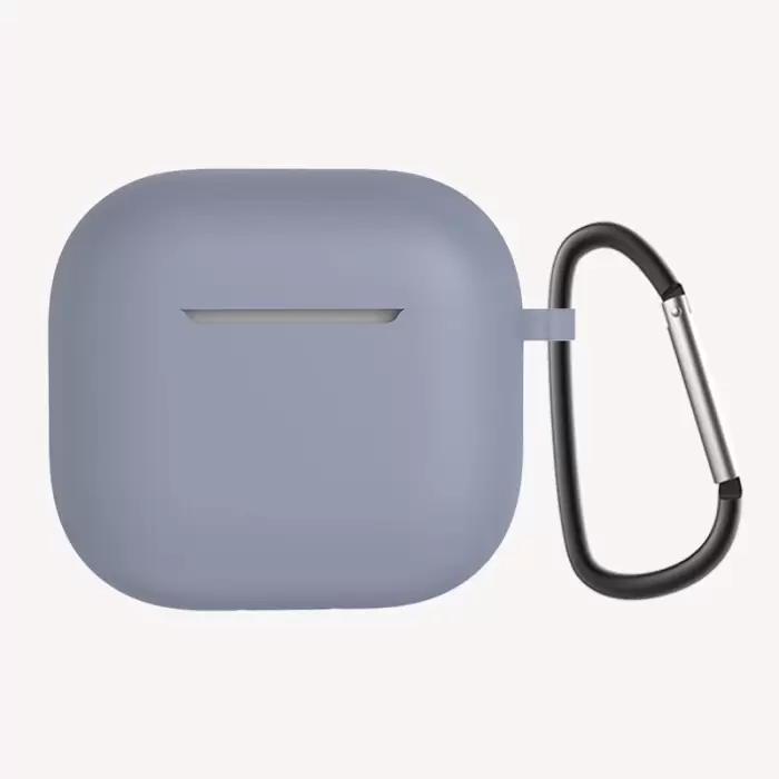 Apple Airpods 4 Kılıfı Uyumlu Silikon Kılıf Şarj Bölümü Tıpalı Soft Yumuşak Kablosuz Şarj Destekli Kapak