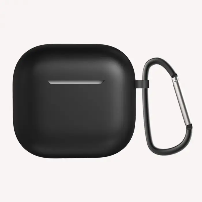 Apple Airpods 4 Kılıfı Uyumlu Silikon Kılıf Şarj Bölümü Tıpalı Soft Yumuşak Kablosuz Şarj Destekli Kapak
