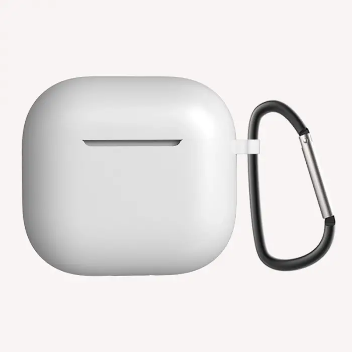 Apple Airpods 4 Kılıfı Uyumlu Silikon Kılıf Şarj Bölümü Tıpalı Soft Yumuşak Kablosuz Şarj Destekli Kapak