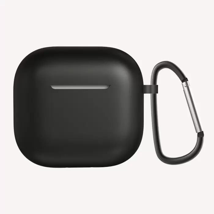 Apple Airpods 4 Kılıfı Uyumlu Silikon Kılıf Şarj Bölümü Tıpalı Soft Yumuşak Kablosuz Şarj Destekli Kapak