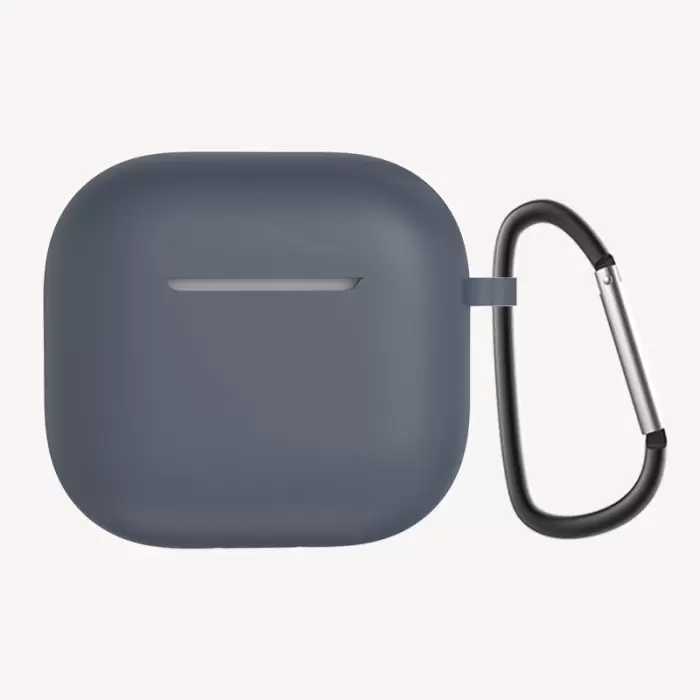Apple Airpods 4 Kılıfı Uyumlu Silikon Kılıf Şarj Bölümü Tıpalı Soft Yumuşak Kablosuz Şarj Destekli Kapak