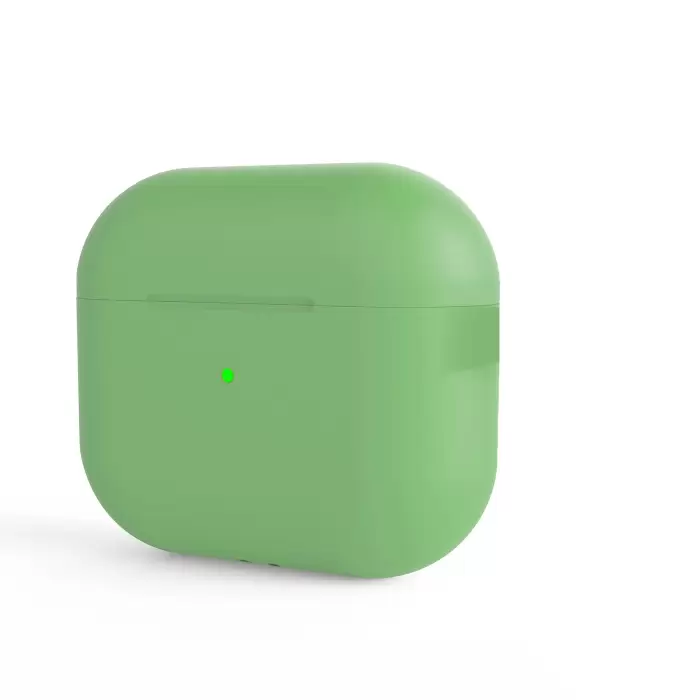 Apple Airpods Pro 2 Kılıfı Uyumlu Silikon Kılıf Şarj Bölümü Tıpalı Soft Yumuşak Kablosuz Şarj Destekli Kapak
