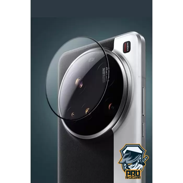 Xiaomi 15 Ultra Kamera Koruyucu 3D Lens Koruma Siyah Çerçeveli Parlak Renkli Cam 3d-kamera-cam