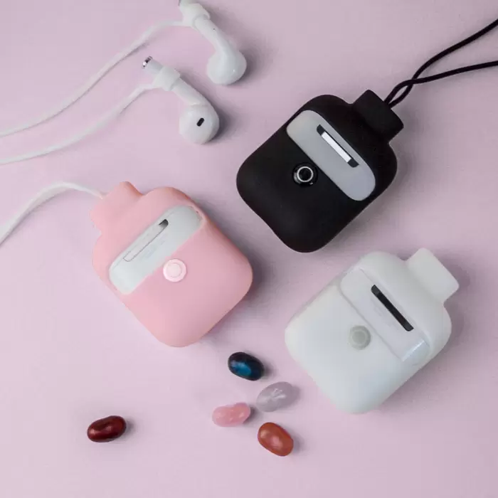 Apple Airpods 2. Nesil Kılıf Boyun Askılı Jelly Bean Tasarımlı Kablosuz Şarj Özellikli Lisanslı Switcheasy Colorbuddy Kapak