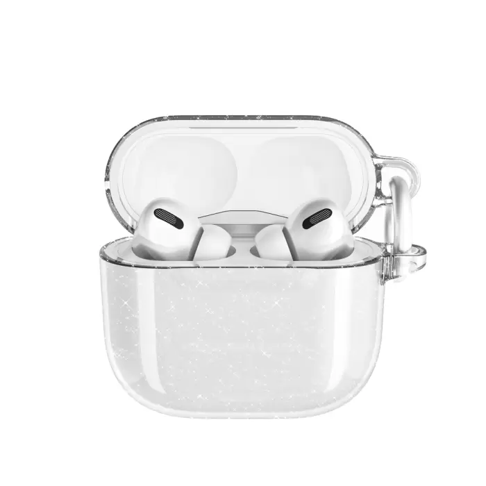 Apple Airpods 4 Lopard Allstar Airbag 32 Parlayan Simli Saydam Renkli Kılıf