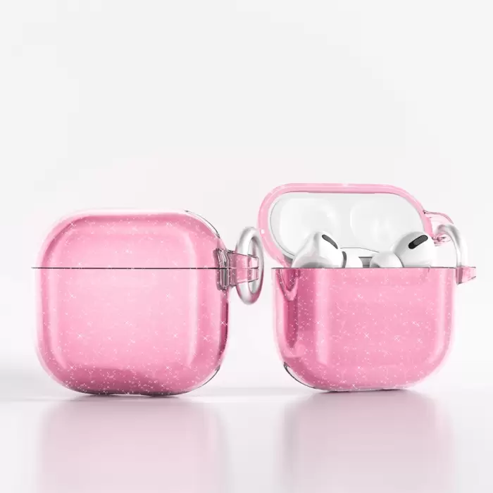 Apple Airpods 4 Lopard Allstar Airbag 32 Parlayan Simli Saydam Renkli Kılıf