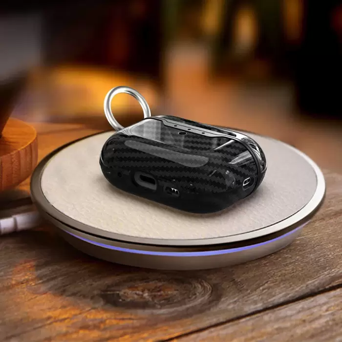 Apple Airpods Pro 2 Kılıf Lopard Airbag 04 Silikon