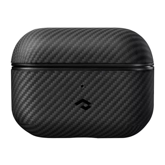 Apple Airpods Pro 2 Kılıf Magsafe Şarj  600d Aramid Fiber Pitaka Classic Series Black-grey Twill Kılıf