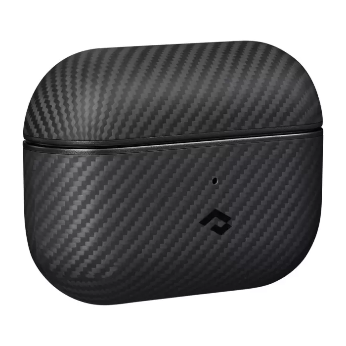 Apple Airpods Pro 2 Kılıf Magsafe Şarj  600d Aramid Fiber Pitaka Classic Series Black-grey Twill Kılıf